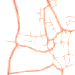 Daytime road noise heatmap for OX15 5TP