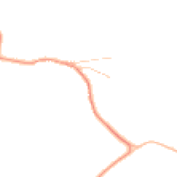Daytime road noise heatmap for OX15 6AB