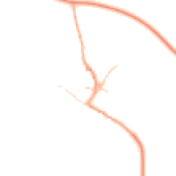 Daytime road noise heatmap for OX15 6BY