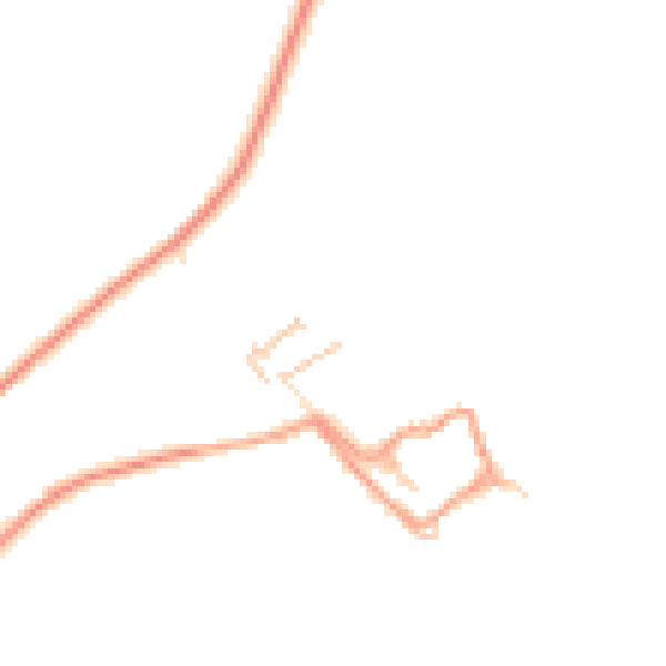 Daytime road noise heatmap for OX15 6DW
