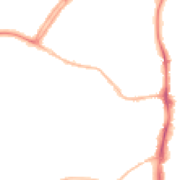 Night-time road noise heatmap for OX16 0BY
