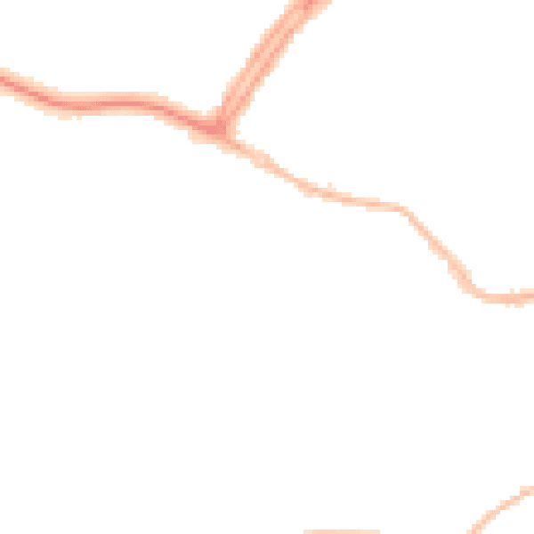 Night-time road noise heatmap for OX16 0DE