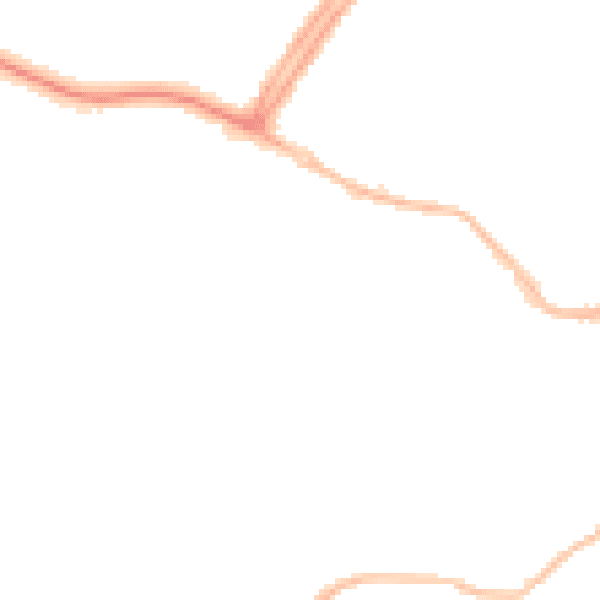 Night-time road noise heatmap for OX16 0DF