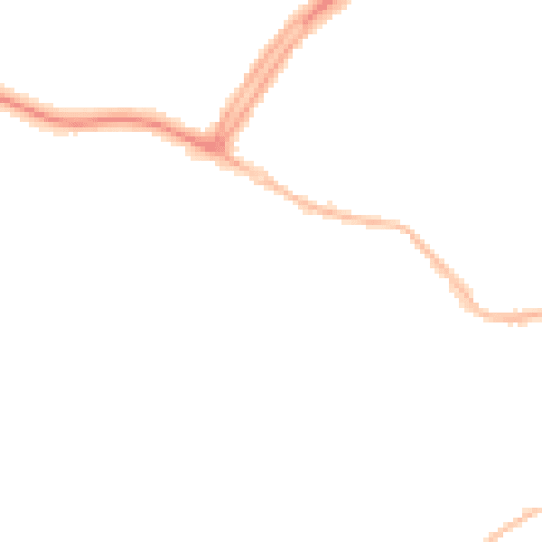Night-time road noise heatmap for OX16 0DG