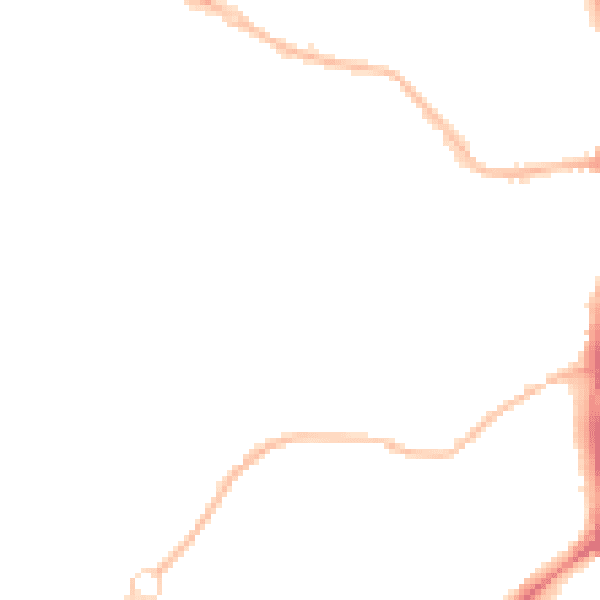 Night-time road noise heatmap for OX16 0DN