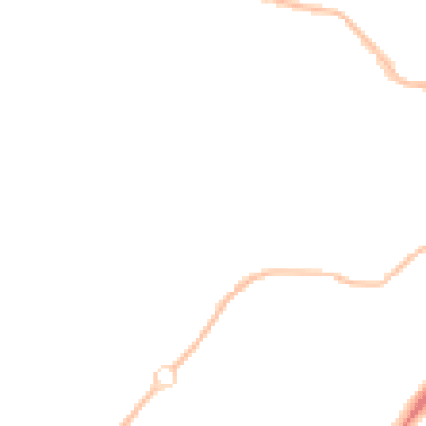 Night-time road noise heatmap for OX16 0DP