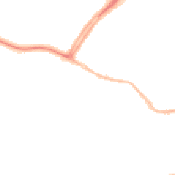 Night-time road noise heatmap for OX16 0DQ