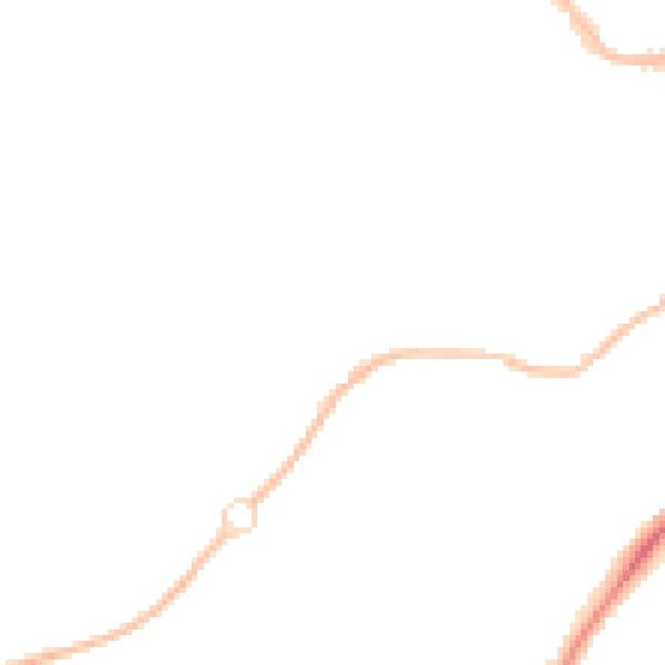 Night-time road noise heatmap for OX16 0DZ
