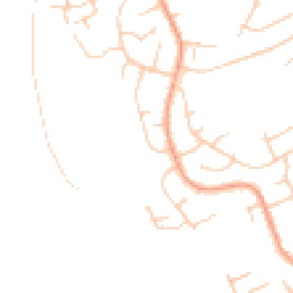 Daytime road noise heatmap for OX16 0JE