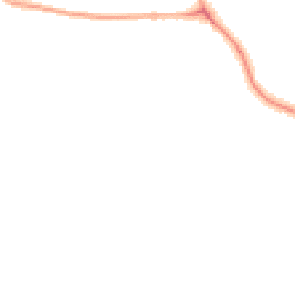 Night-time road noise heatmap for OX16 0UY