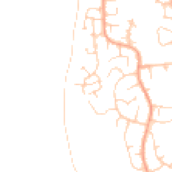 Daytime road noise heatmap for OX16 1HW