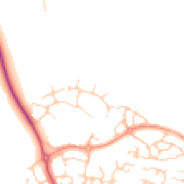 Daytime road noise heatmap for OX16 1JN