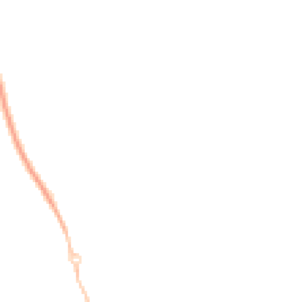 Night-time road noise heatmap for OX16 1JN