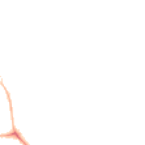 Night-time road noise heatmap for OX16 1YH