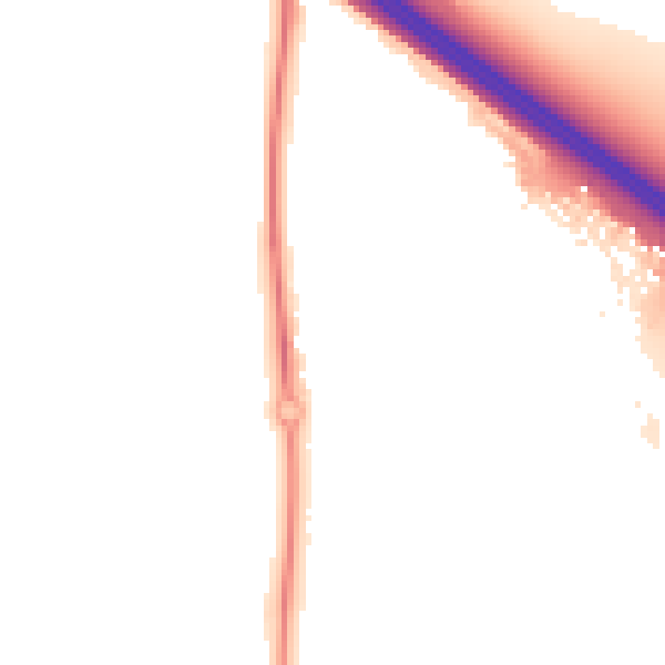 Night-time road noise heatmap for OX16 2DE