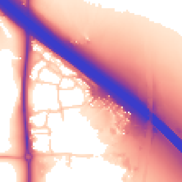 Daytime road noise heatmap for OX16 2DP