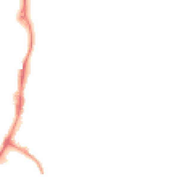 Night-time road noise heatmap for OX16 4AD