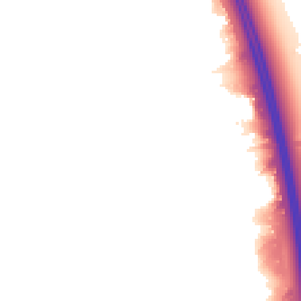Night-time road noise heatmap for OX16 4FA