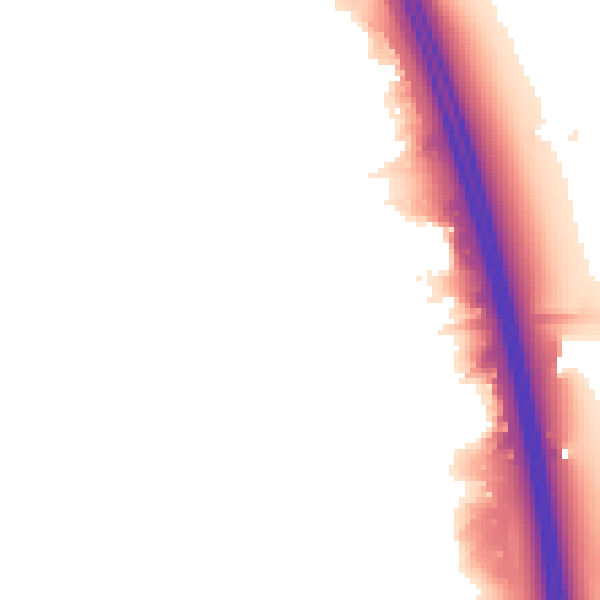 Night-time road noise heatmap for OX16 4FB