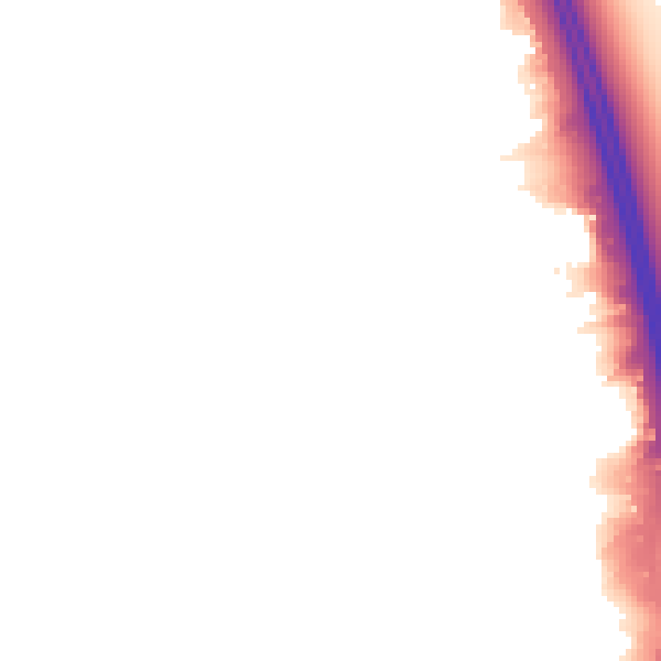Night-time road noise heatmap for OX16 4FG
