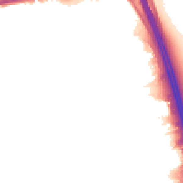 Night-time road noise heatmap for OX16 4FR