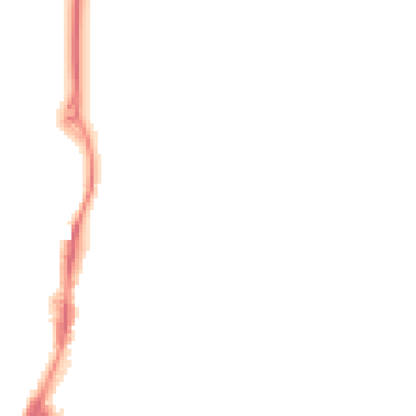 Night-time road noise heatmap for OX16 4PT