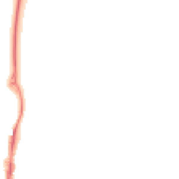 Night-time road noise heatmap for OX16 4RF