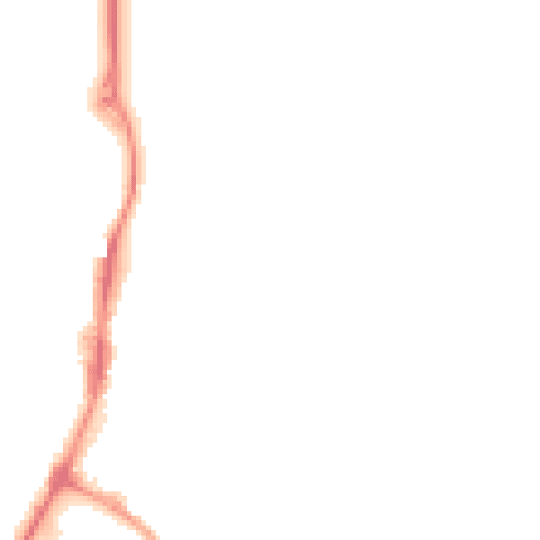 Night-time road noise heatmap for OX16 4RP