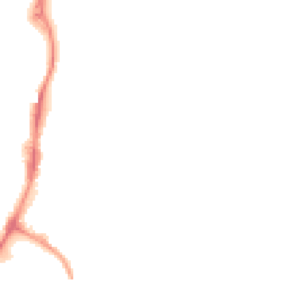 Night-time road noise heatmap for OX16 4RQ