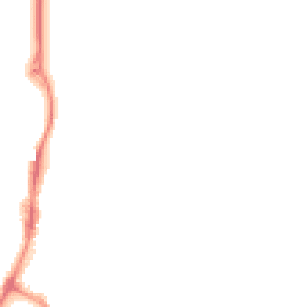 Night-time road noise heatmap for OX16 4SJ