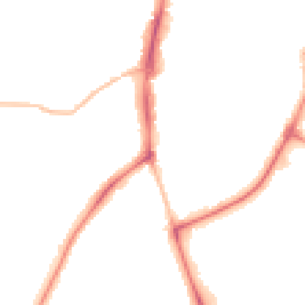 Night-time road noise heatmap for OX16 5HP