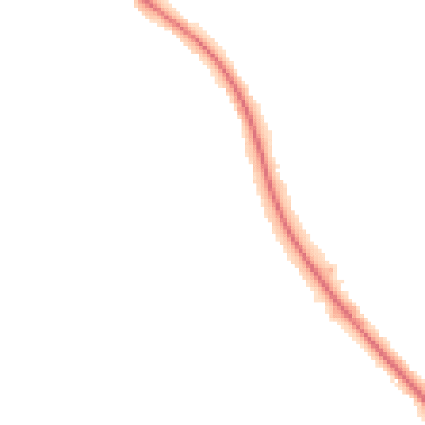 Night-time road noise heatmap for OX16 9DU