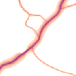 Daytime road noise heatmap for OX17 1AA