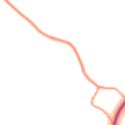Daytime road noise heatmap for OX17 1AE