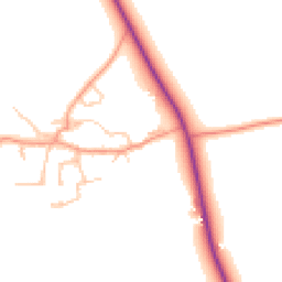 Daytime road noise heatmap for OX17 1BB