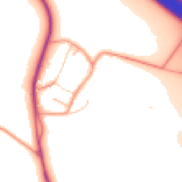 Daytime road noise heatmap for OX17 1BU