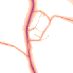 Daytime road noise heatmap for OX17 1BY