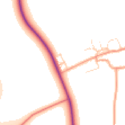 Daytime road noise heatmap for OX17 1FH