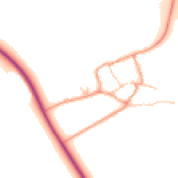 Daytime road noise heatmap for OX17 1HT