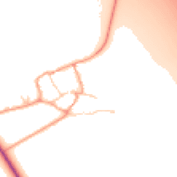 Daytime road noise heatmap for OX17 1JA