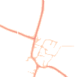 Daytime road noise heatmap for OX17 1JW