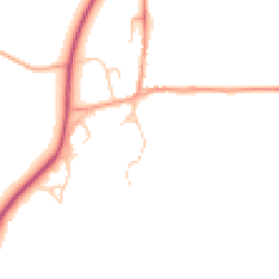 Daytime road noise heatmap for OX17 1JY