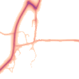 Daytime road noise heatmap for OX17 1LB