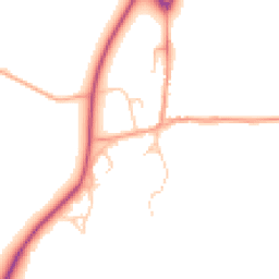 Daytime road noise heatmap for OX17 1LR