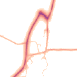 Daytime road noise heatmap for OX17 1LW