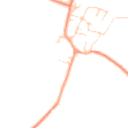 Daytime road noise heatmap for OX17 1NF