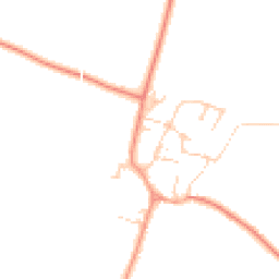 Daytime road noise heatmap for OX17 1NP