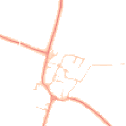 Daytime road noise heatmap for OX17 1NS