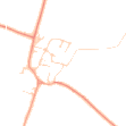 Daytime road noise heatmap for OX17 1PD