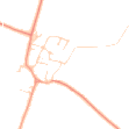 Daytime road noise heatmap for OX17 1PE